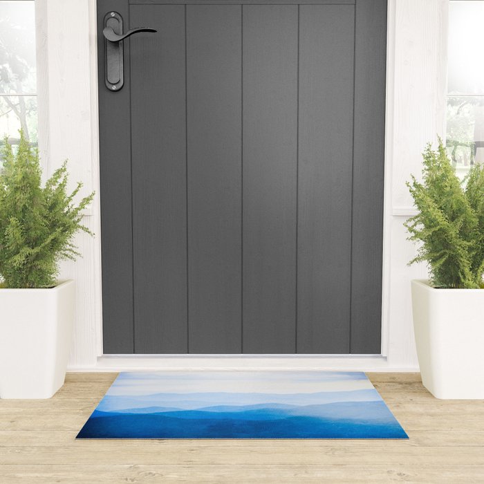 Smoky Mountain National Park Sunset Layers IV - Nature Photography Welcome Mat Gallery Image 3