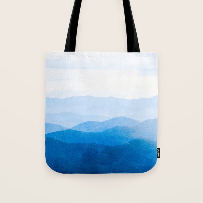 Smoky Mountain National Park Sunset Layers IV - Nature Photography Tote Bag Gallery Image 1