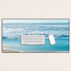 Blue Sea Backdrop Desk Mat Gallery Image 1
