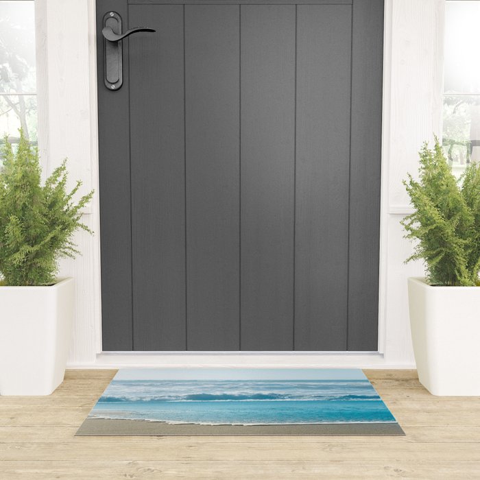 Blue Sea Backdrop Welcome Mat Gallery Image 3