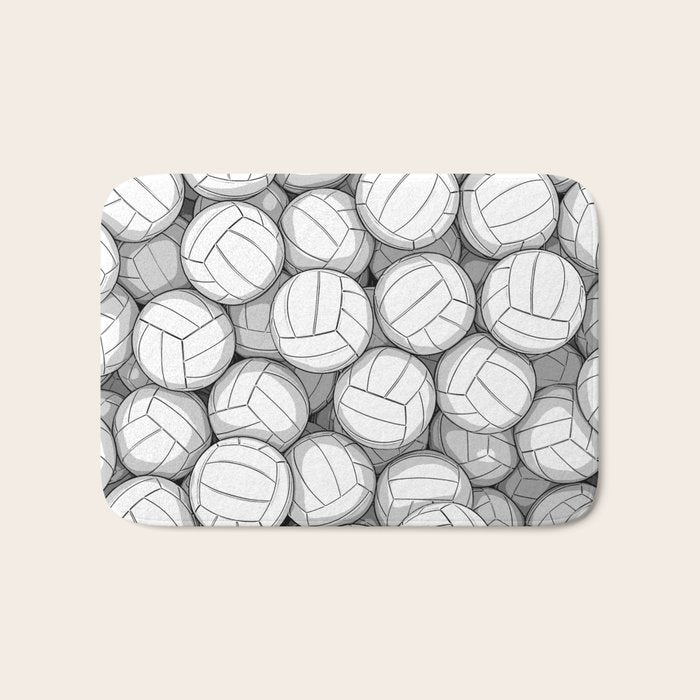 All I Want To Do Is Volleyball Bath Mat Gallery Image 1