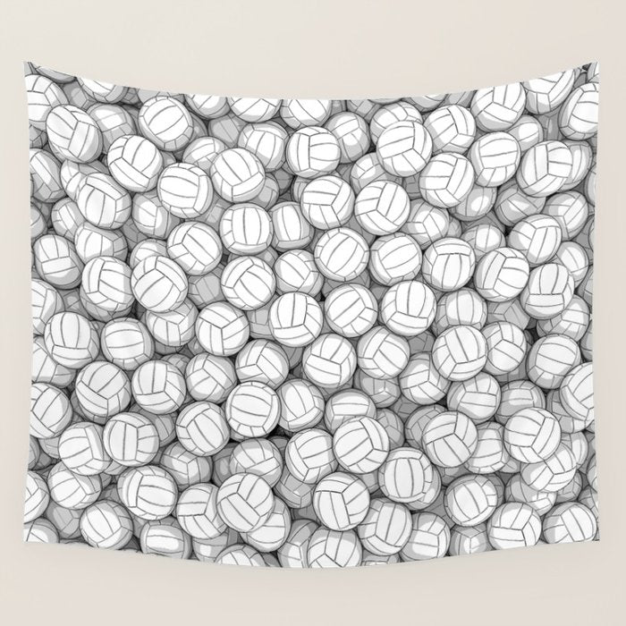 All I Want To Do Is Volleyball Wall Tapestry Gallery Image 1