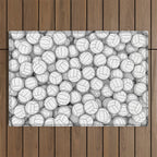 All I Want To Do Is Volleyball Outdoor Rug Gallery Image 1