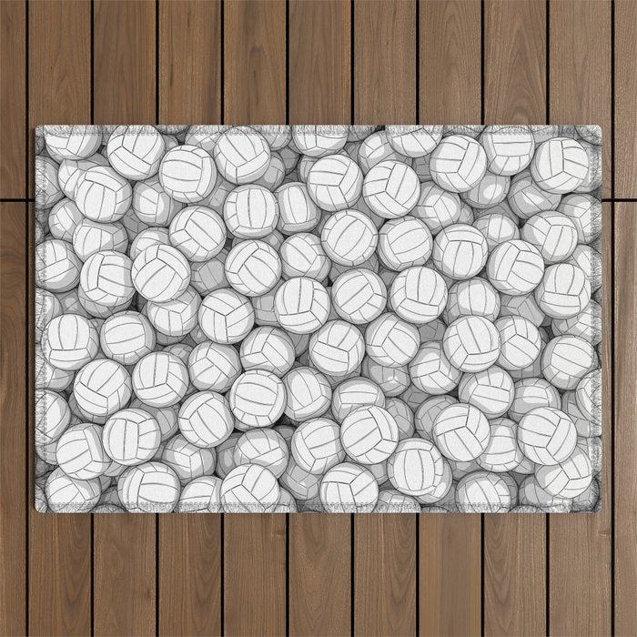 All I Want To Do Is Volleyball Outdoor Rug Gallery Image 1