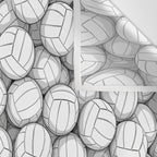 All I Want To Do Is Volleyball Wall Tapestry Gallery Image 3