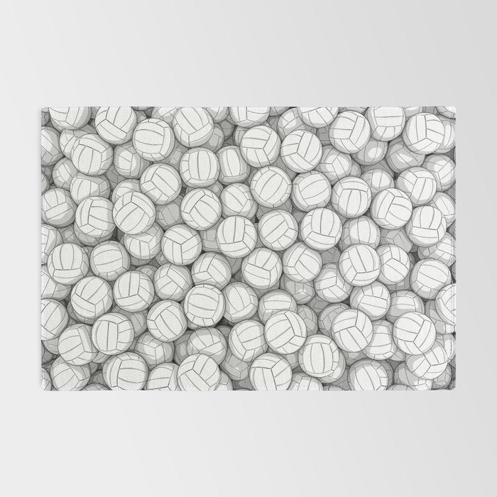 All I Want To Do Is Volleyball Rug Gallery Image 2