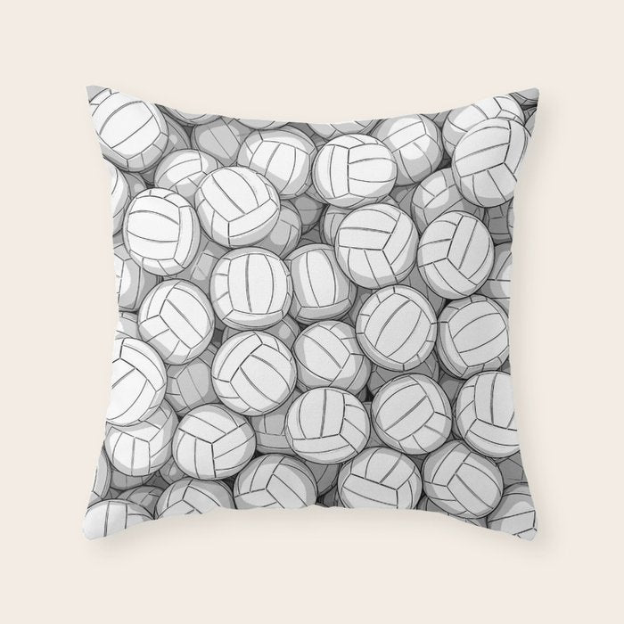 All I Want To Do Is Volleyball Throw Pillow Gallery Image 1