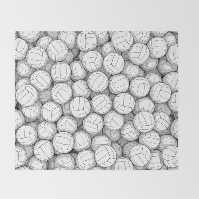 All I Want To Do Is Volleyball Throw Blanket Gallery Image 2