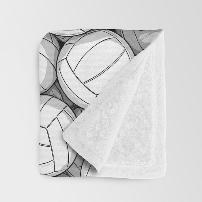 All I Want To Do Is Volleyball Throw Blanket Gallery Image 3