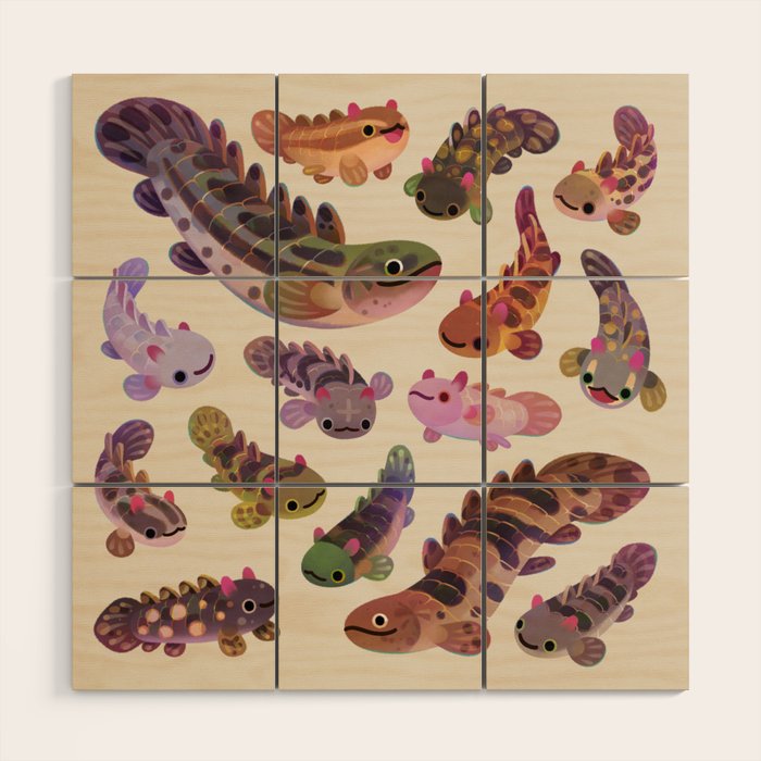Baby polypterus Wood Wall Art Gallery Image 1