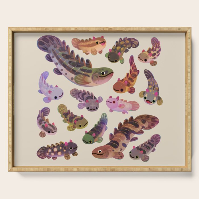 Baby polypterus Serving Tray Gallery Image 1