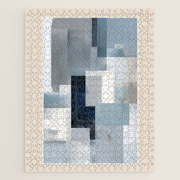 Soft Blue Forms I Jigsaw Puzzle Gallery Image 1