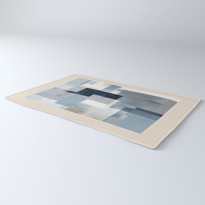 Soft Blue Forms I Rug Gallery Image 3