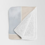 Soft Blue Forms I Throw Blanket Gallery Image 3