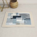 Soft Blue Forms I Rug Gallery Image 1