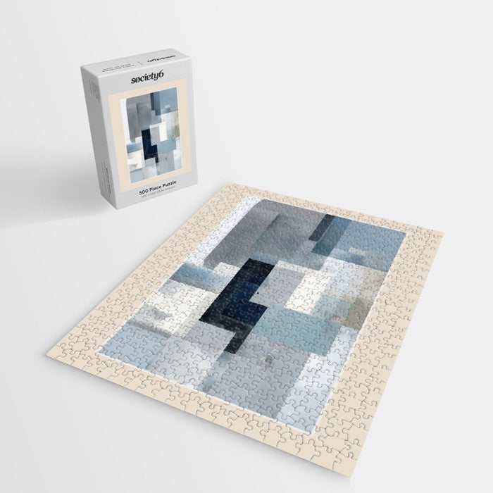 Soft Blue Forms I Jigsaw Puzzle Gallery Image 2