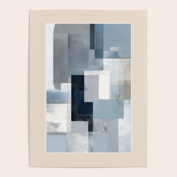 Soft Blue Forms I Poster Gallery Image 4
