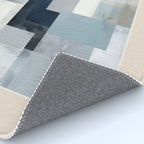Soft Blue Forms I Rug Gallery Image 4