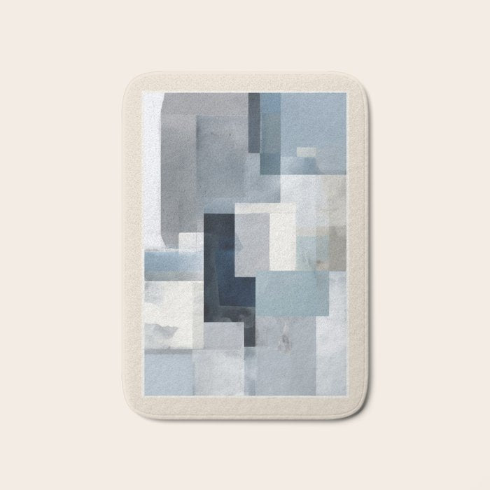 Soft Blue Forms I Bath Mat Gallery Image 1