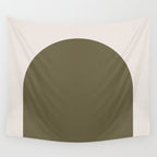Arch (Olive & Cream) Wall Tapestry Gallery Image 4