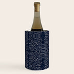 Celestial Stars Art, Indigo Blue, Boho Wall Art, Wine Chiller Gallery Image 2
