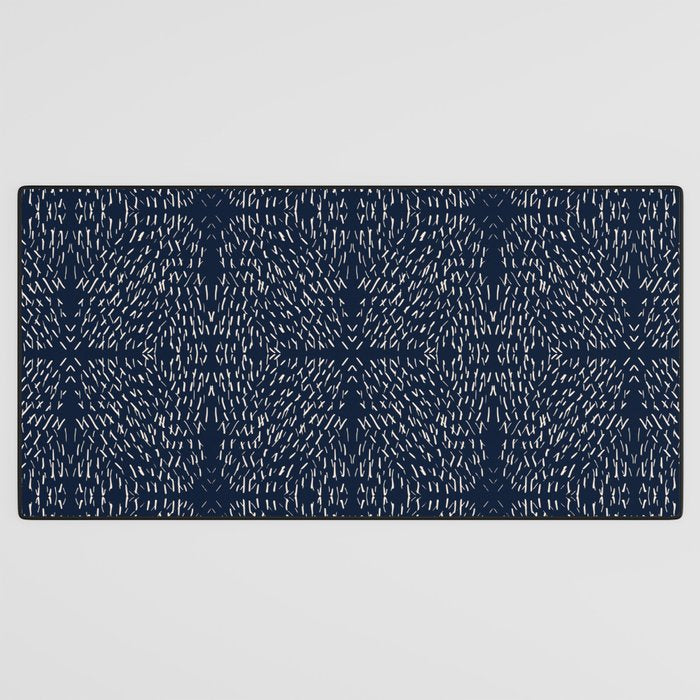 Celestial Stars Art, Indigo Blue, Boho Wall Art, Desk Mat Gallery Image 3