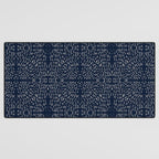 Celestial Stars Art, Indigo Blue, Boho Wall Art, Desk Mat Gallery Image 3