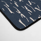 Celestial Stars Art, Indigo Blue, Boho Wall Art, Desk Mat Gallery Image 4