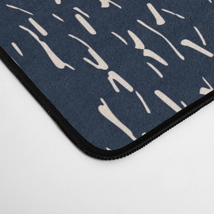 Celestial Stars Art, Indigo Blue, Boho Wall Art, Desk Mat Gallery Image 4