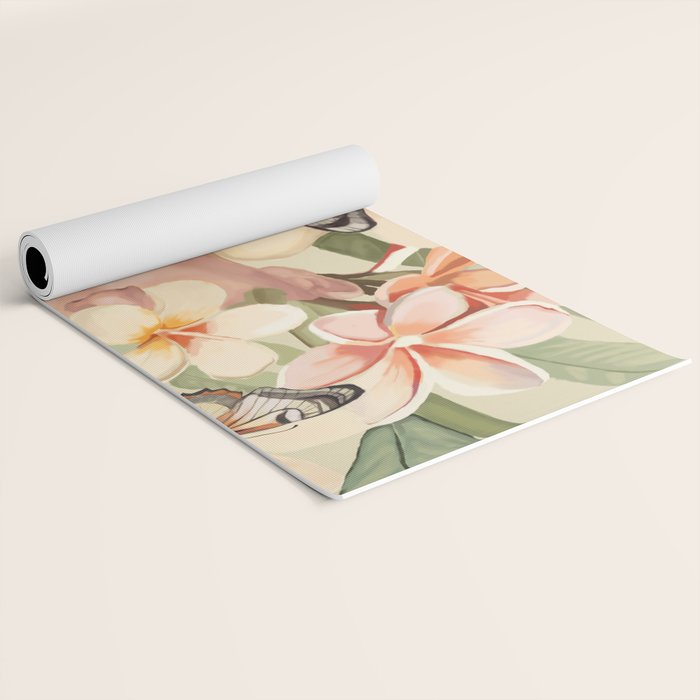 Pink Bloom Yoga Mat Gallery Image 2