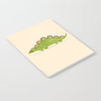 Rainbow colored dinosaur (stegosaurus) Notebook Gallery Image 2