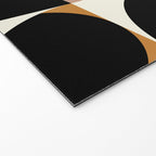 mid century black geometric shapes Welcome Mat Gallery Image 2