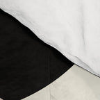 mid century black geometric shapes Comforter Gallery Image 4