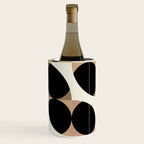 mid century black geometric shapes Wine Chiller Gallery Image 1