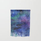 Colorful Galaxy Space Watercolor Wall Hanging Gallery Image 1