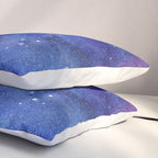 Colorful Galaxy Space Watercolor Pillow Sham Gallery Image 3