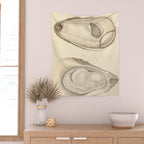 Oyster Anatomy Wall Tapestry Gallery Image 2