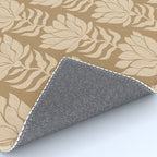 Beige Modern Abstract Flowers Rug Gallery Image 4