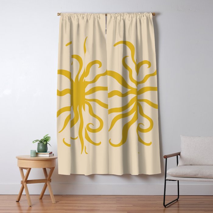 SUN CREATURE BRIGHT Window Curtain Gallery Image 5
