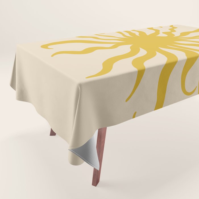 SUN CREATURE BRIGHT Tablecloth Gallery Image 1
