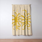 SUN CREATURE BRIGHT Window Curtain Gallery Image 3