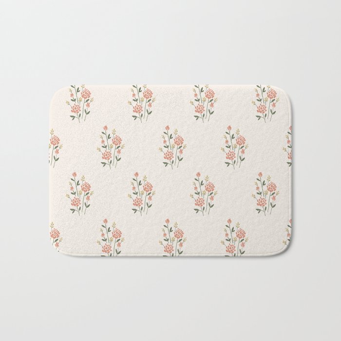 Wildflowers - Blush Bath Mat Gallery Image 1