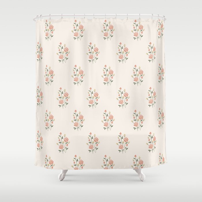 Wildflowers - Blush Shower Curtain Gallery Image 1