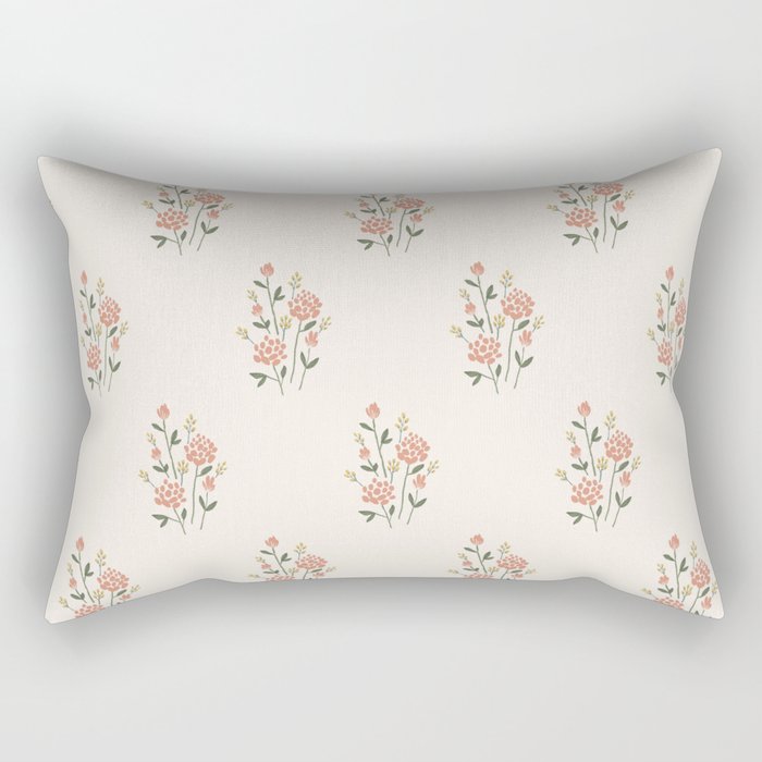 Wildflowers - Blush Rectangular Pillow Gallery Image 2