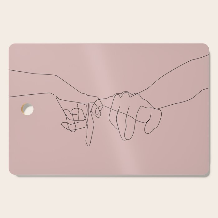Blush Pinky Cutting Board Gallery Image 1