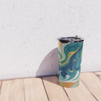 Tangerblue Waves Travel Mug Gallery Image 4