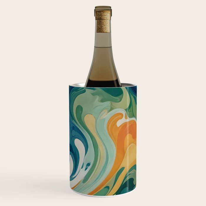 Tangerblue Waves Wine Chiller Gallery Image 3