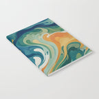 Tangerblue Waves Notebook Gallery Image 2