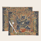 Tantric Buddhist Vajrabhairava Deity 2 Placemat Gallery Image 1