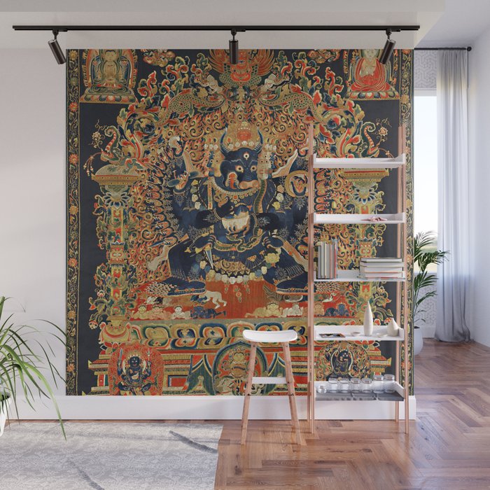 Tantric Buddhist Vajrabhairava Deity 2 Wall Mural Gallery Image 1